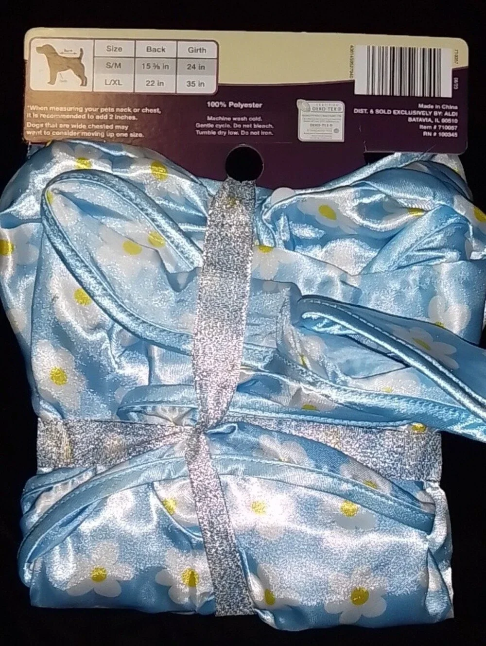 Blue Daisy Pet Bathrobe